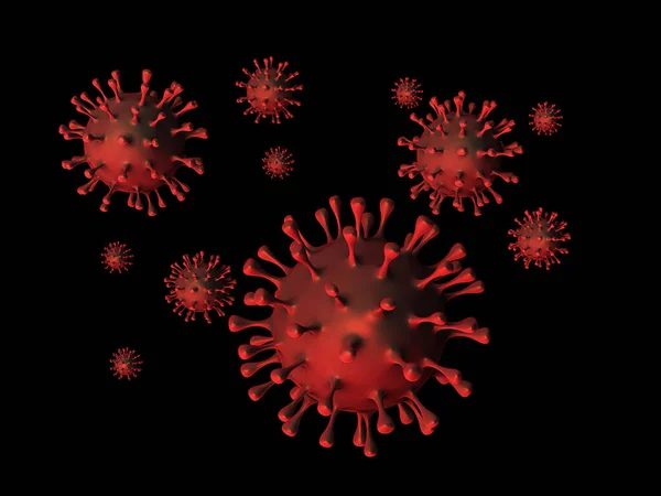 COVID-19 SARS, Coronaviridae, SARS-CoV, SARSCoV, virus 2020, MERS-CoV, virus chino 2019-nCoV —  Fotos de Stock