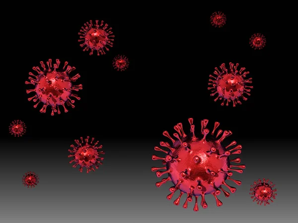 COVID-19 SARS, Coronaviridae, SARS-CoV, SARSCoV, virus 2020, MERS-CoV, chinees virus 2019-nCoV — Stockfoto