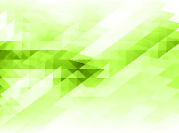 Low poly Abstraktní pozadí v zeleném tónu — Stock fotografie