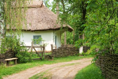 Ukraynalı köyün görünümü. 