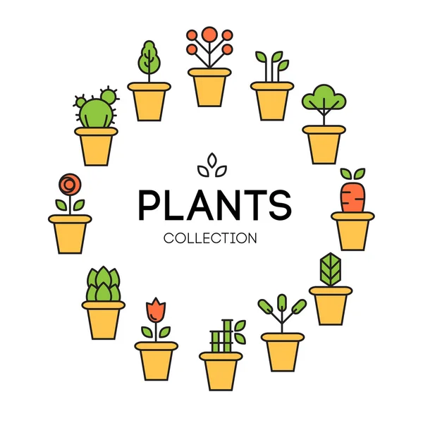 Diseño de icono de planta — Archivo Imágenes Vectoriales