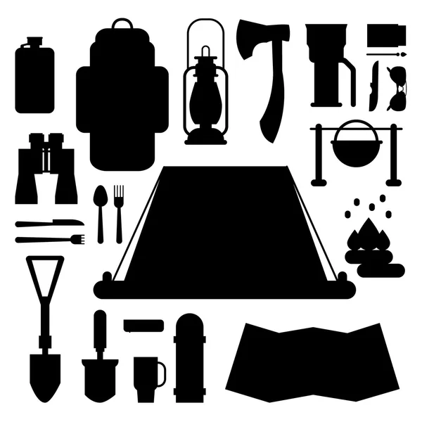 Travel icons set — Stock Vector