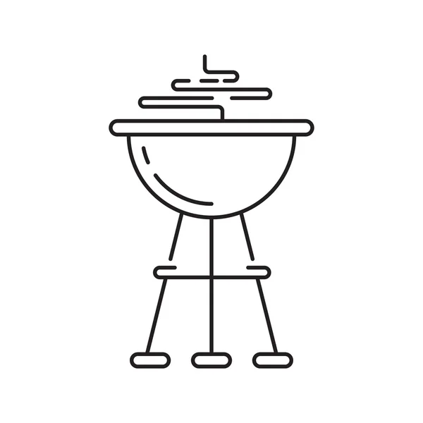 烧烤聚会图标 — 图库矢量图片