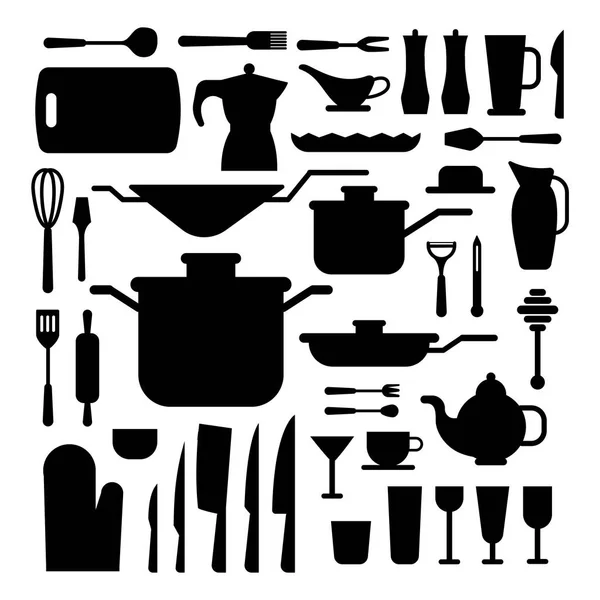 Kolekcja narzędzi kuchnia — Wektor stockowy