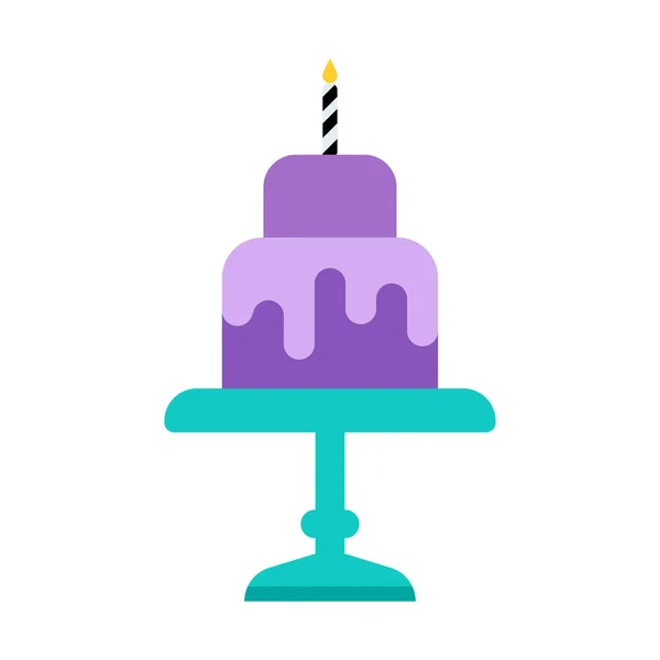 Icono de fiesta de cumpleaños — Vector de stock