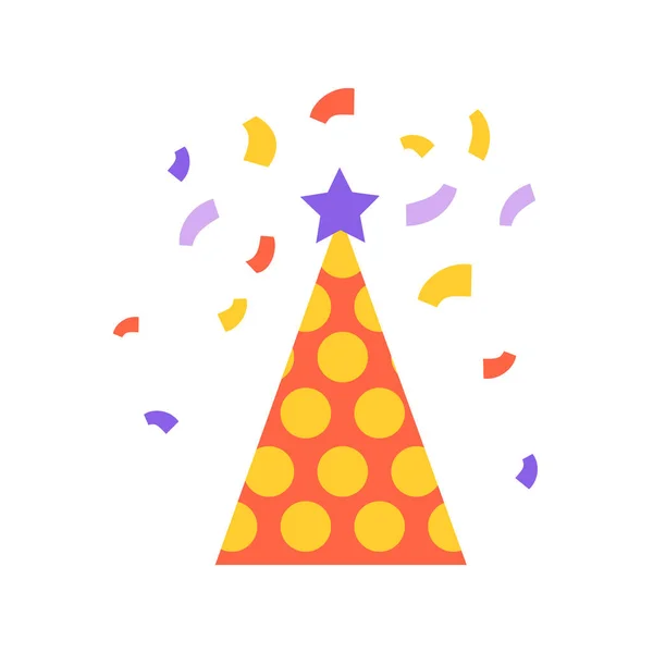 Icono de fiesta de cumpleaños — Vector de stock