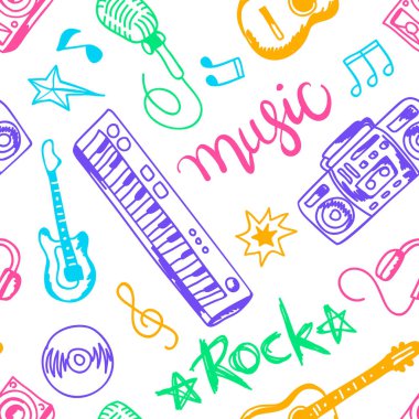 renkli müzik arkaplanı