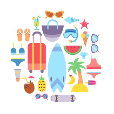 Turizm ve tatil simgesi