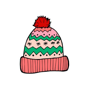 Çizilmiş kap illüstrasyon