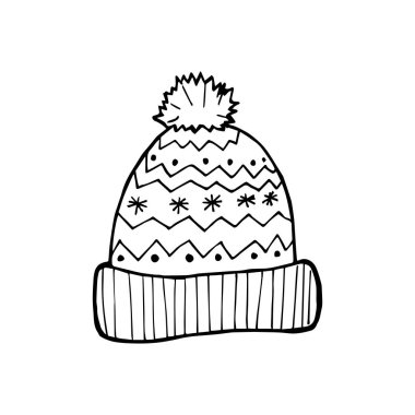 Çizilmiş kap illüstrasyon