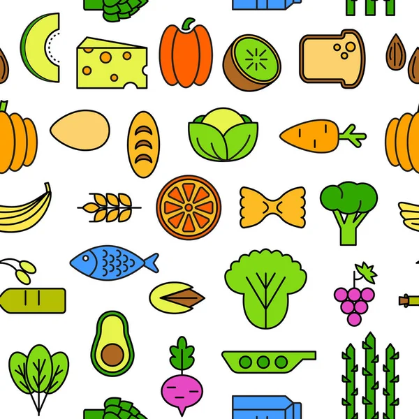 Zdravé potraviny ikona — Stockový vektor
