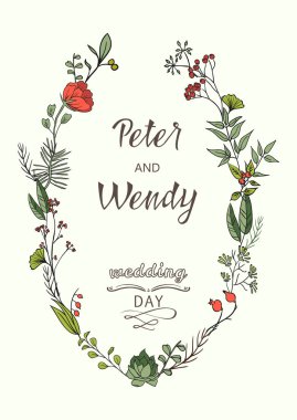 Çiçek arka plan, kart