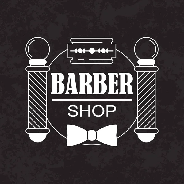 Plantilla de pancarta de barbería — Vector de stock