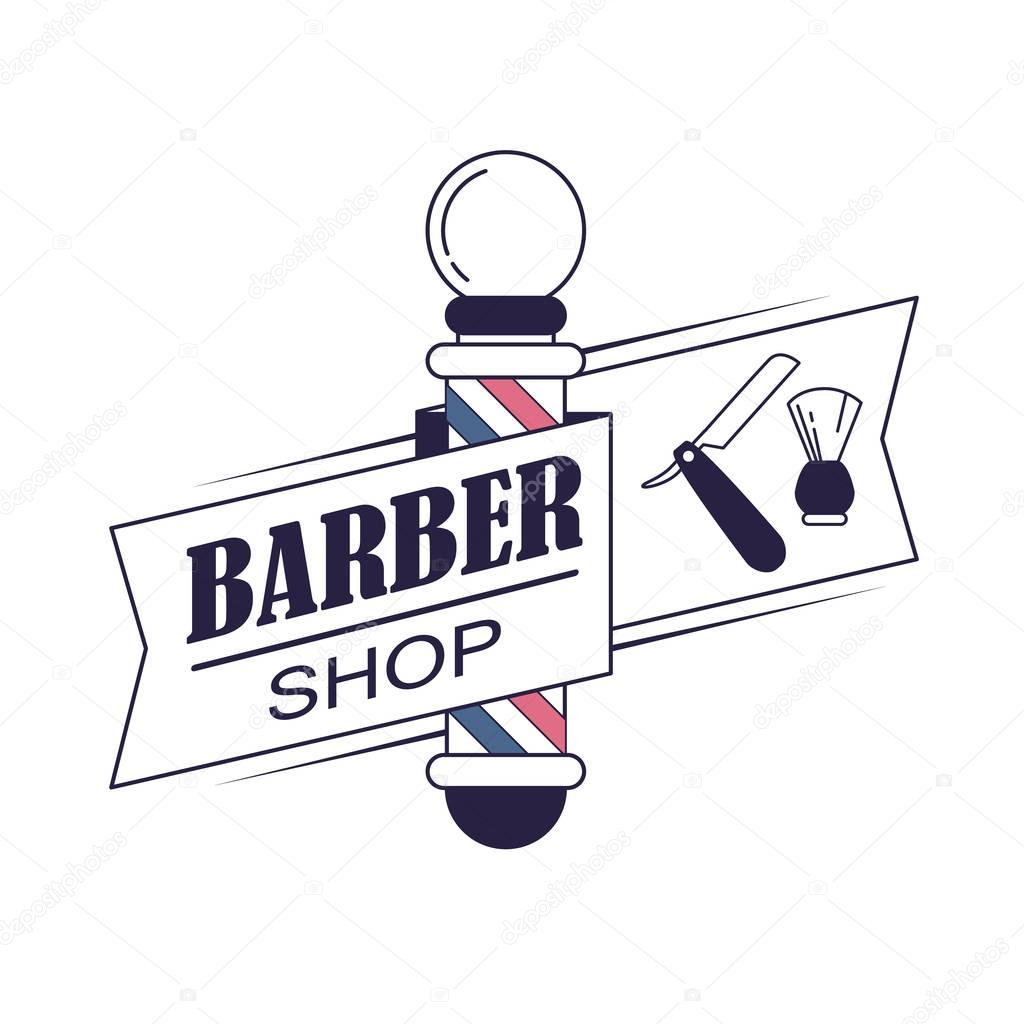 barber shop banner template