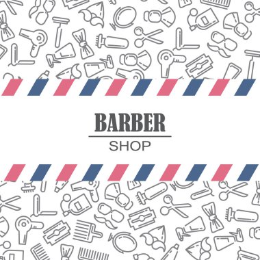 Kuaför salonu için simgeler