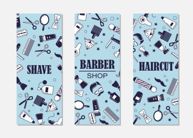 Kuaför Dükkanı afiş Şablonlar