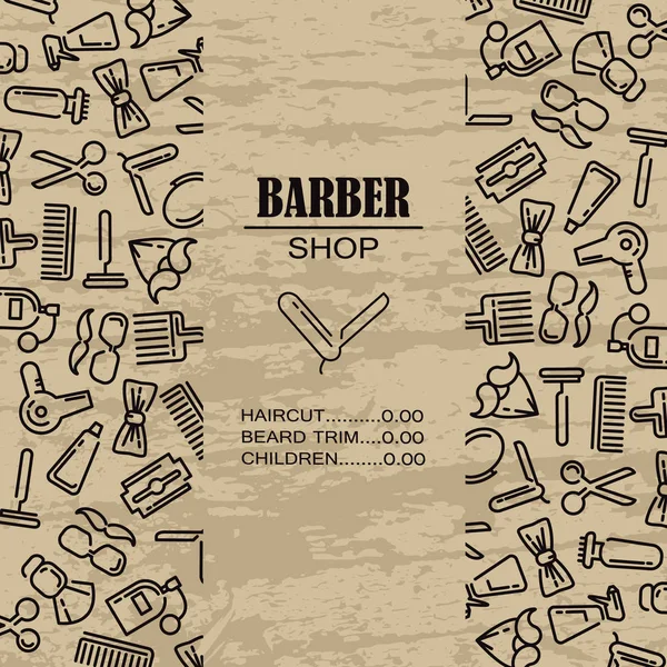 Kuaför salonu için simgeler