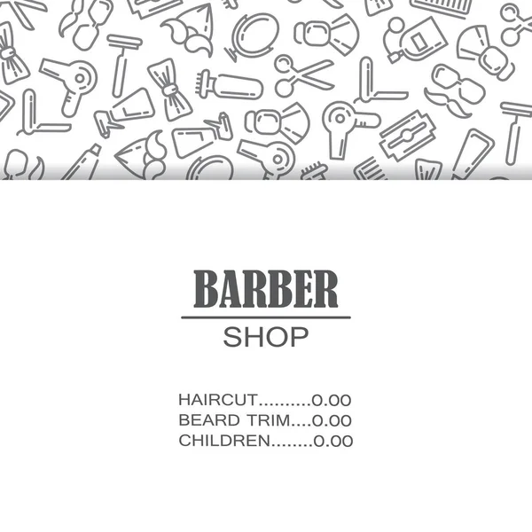 Kuaför salonu için simgeler