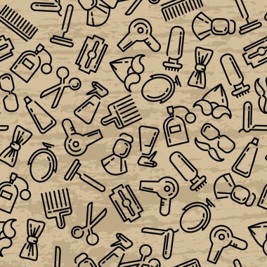 Kuaför salonu için simgeler