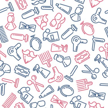 Kuaför salonu için simgeler