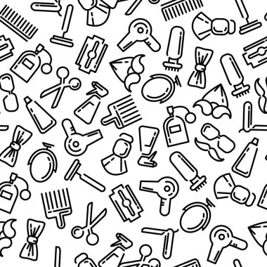 Kuaför salonu için simgeler