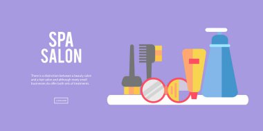 Güzellik Salonu afiş için simge kümesi