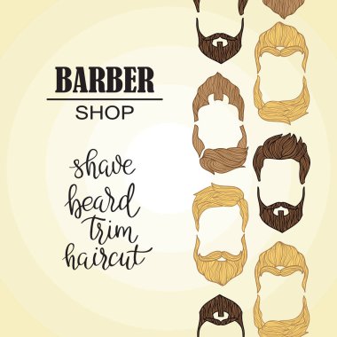 Kuaför salonu için simgeler