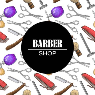 Kuaför salonu için simgeler