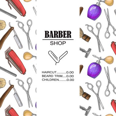 Kuaför salonu için simgeler