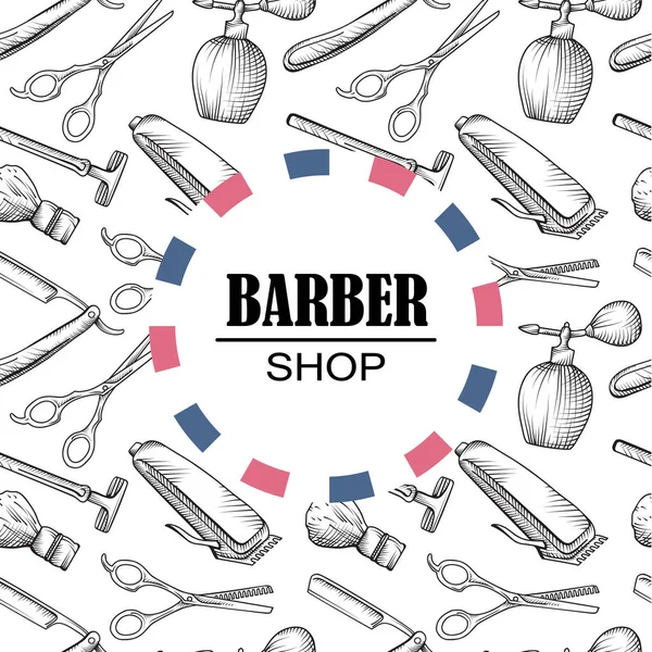 Iconos para peluquería — Vector de stock