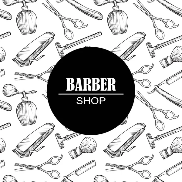 Ícones para barbearia —  Vetores de Stock