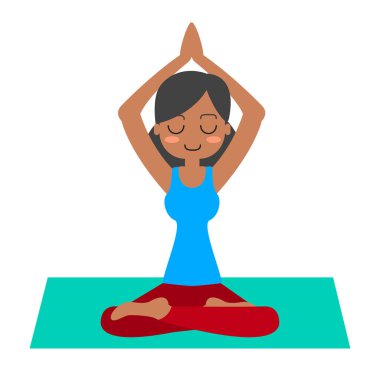 Yoga yapan kadın