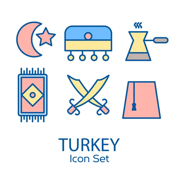 National icons set Vector Graphics