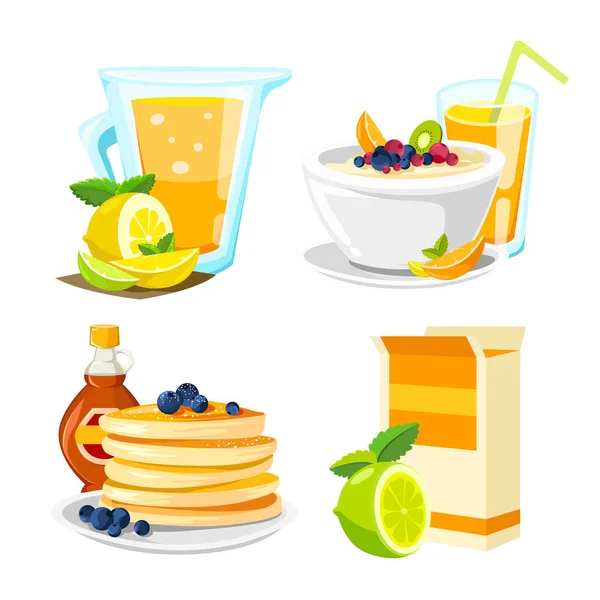 Restaurant breakfast advertisement Stock Vector