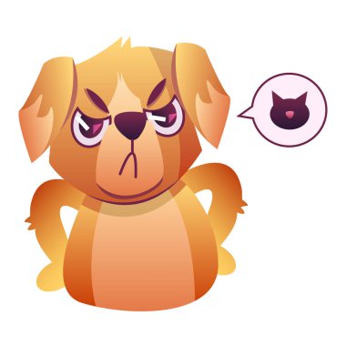 Komik köpek etiket