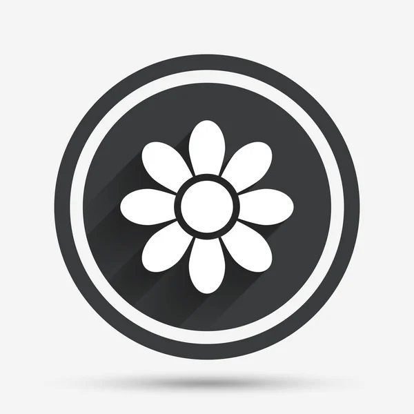 Flower sign icon. Blossom symbol. — Stock Vector