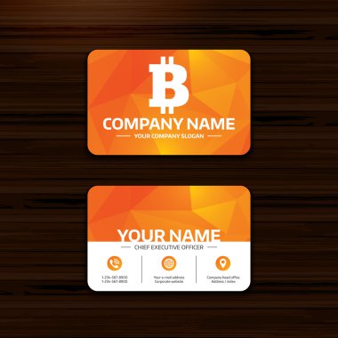bitcoin işareti simgesi. şifreleme para birimi simgesi.