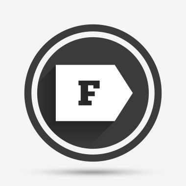 enerji verimlilik sınıfı f. enerji tüketimi.