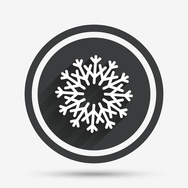 Εικονίδιο "καλλιτεχνική υπογραφή νιφάδα χιονιού". Κλιματισμός. — Διανυσματικό Αρχείο