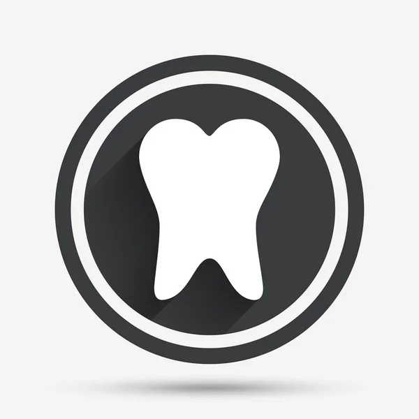 Icono de signo dental. Símbolo de cuidado dental . — Archivo Imágenes Vectoriales
