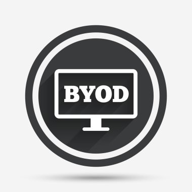 byod işareti simgesi. kendi aygıt simgesi getir.