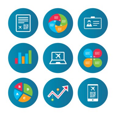 Tarama QR kodu simgesini. Yatılı uçuş işareti geçmek.