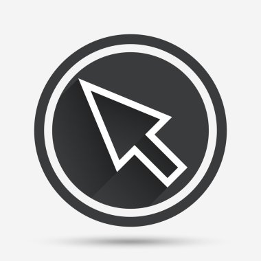 fare imlecini işareti simgesi. İşaretçi simgesi.