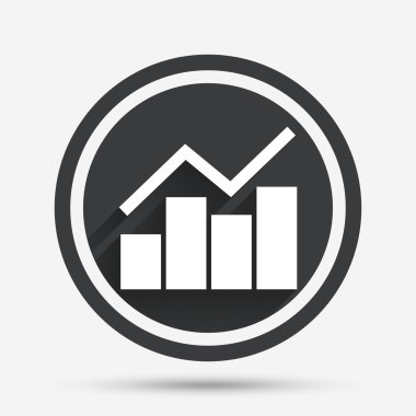 grafik grafik işareti simgesi. Diyagram simgesi.