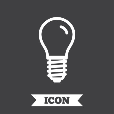 Ampul simgesi. Lamba E14 vida soketi sembolü.