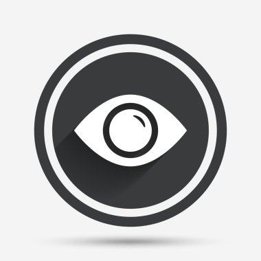 göz işareti simgesi. yayımlama içerik düğmesi.