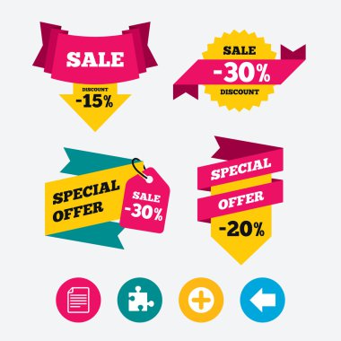 Ayrıca daire ve bulmaca işaretler. Dosya, ok.