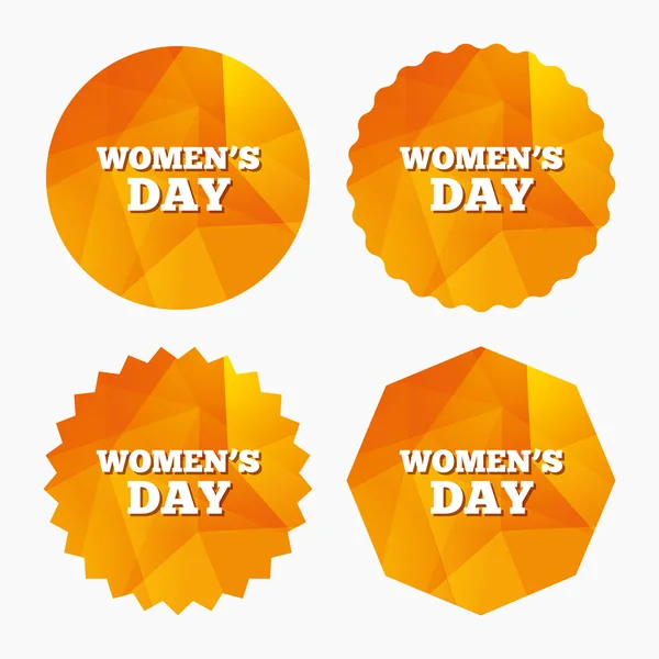 Women's Day sign icon. Holiday symbol. — Stock Vector