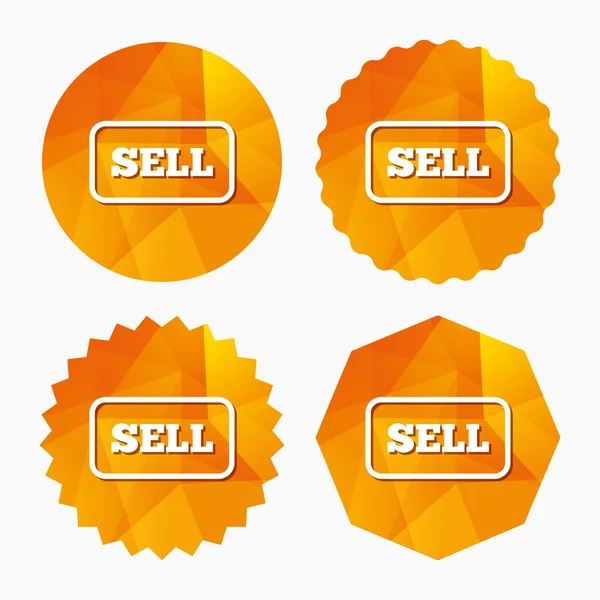 Sprzedam ikona znak. przycisk trybu współautora. — Wektor stockowy