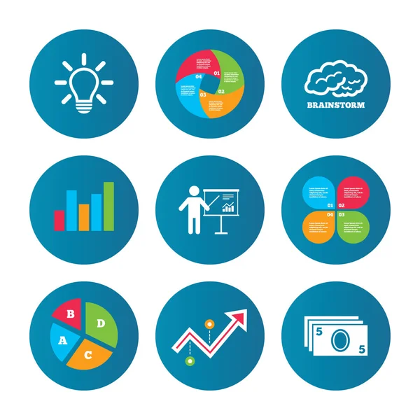 Sunu billboard, beyin fırtınası. Nakit para.